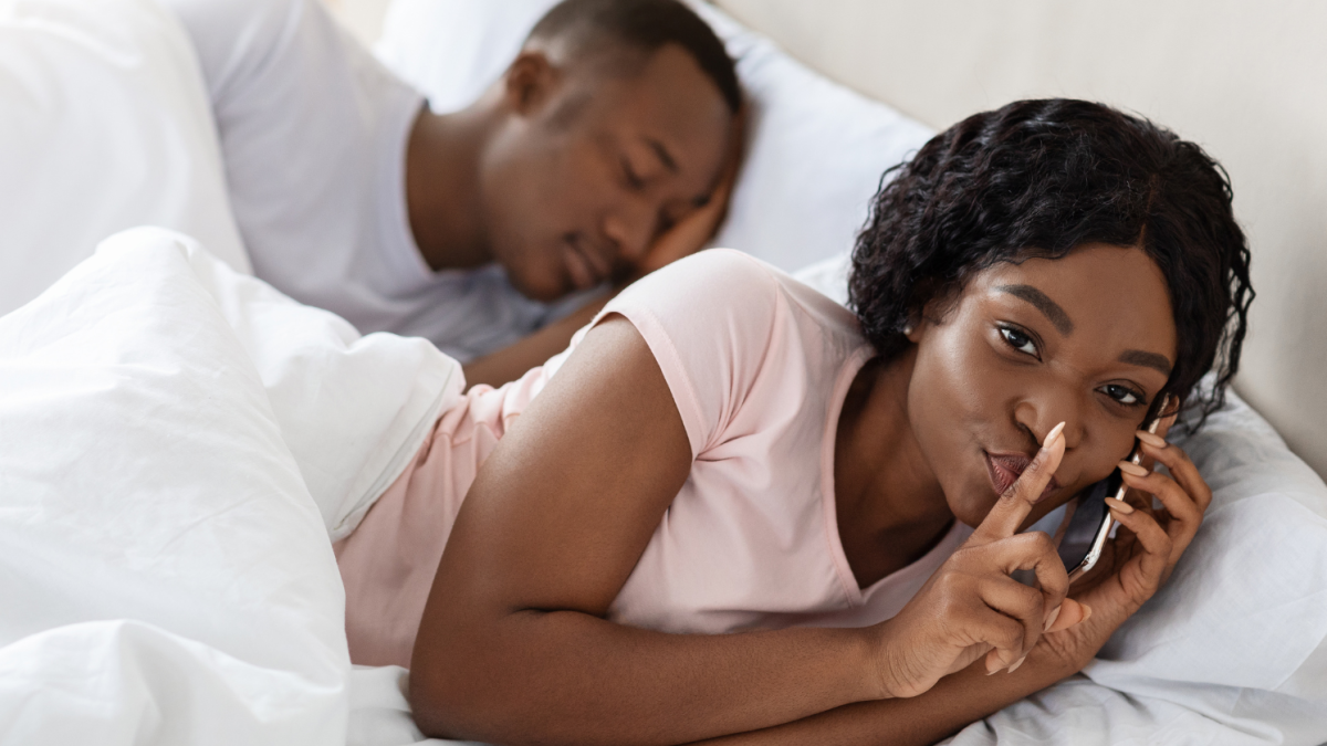 Why Does She Wander? A Little White Lie to a Secret Partner