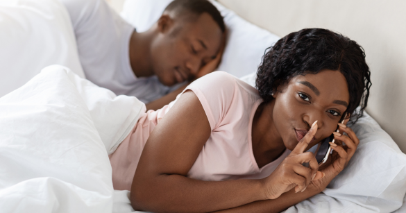 Why Does She Wander? A Little White Lie to a Secret Partner